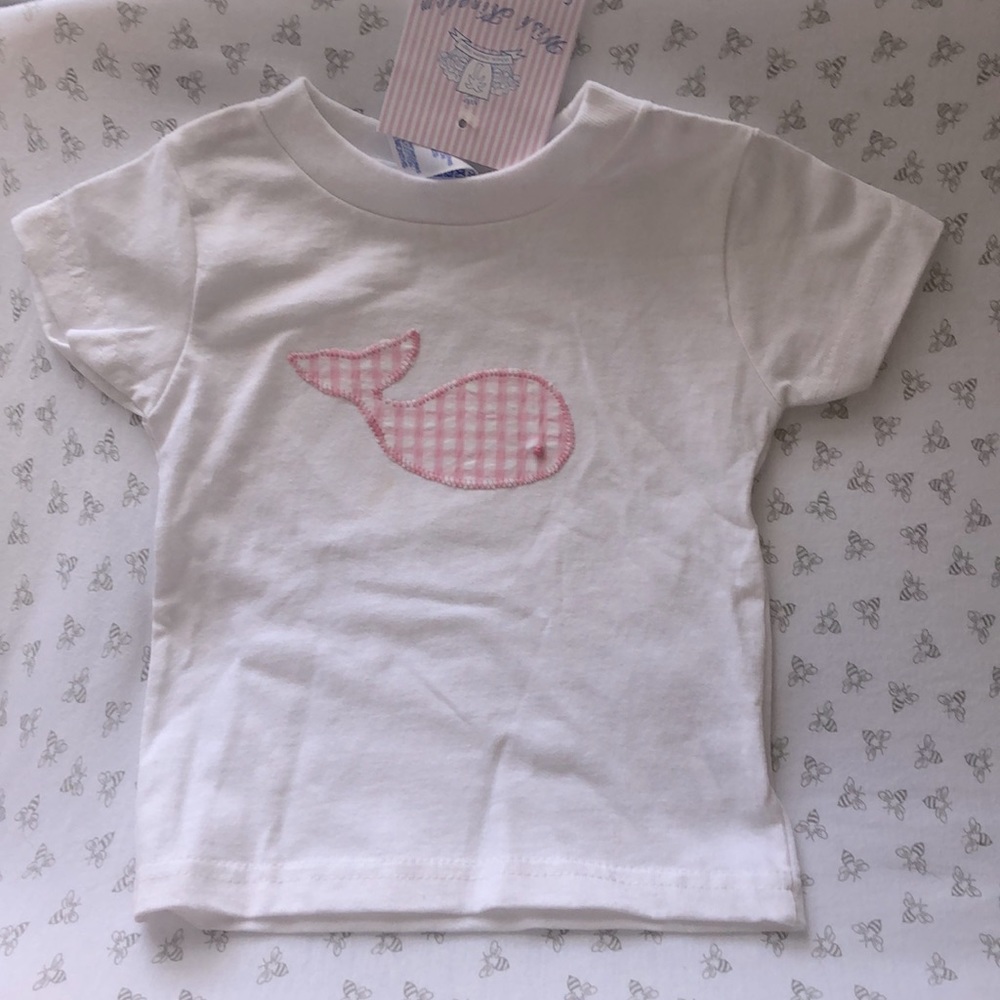 Seersucker Whale T-Shirt